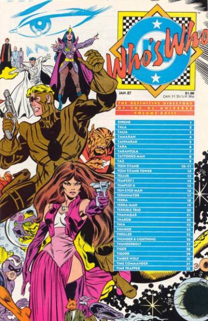 Who's Who DC Definative Directory #23 comic cover