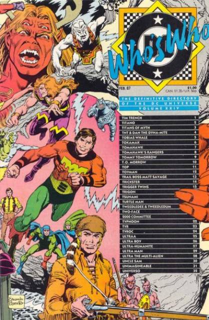 Who's Who DC Definative Directory #24 comic cover
