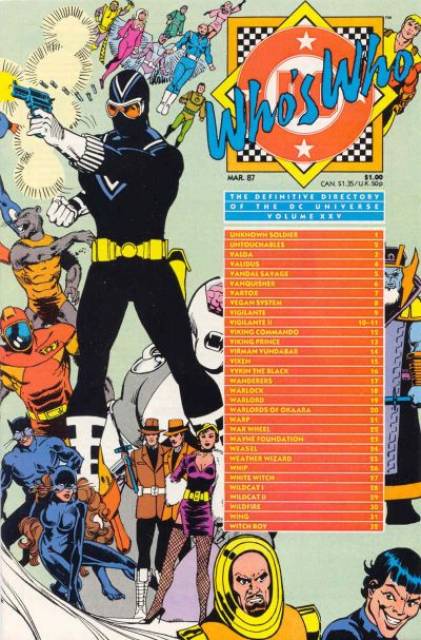 Who's Who DC Definative Directory #25 comic cover