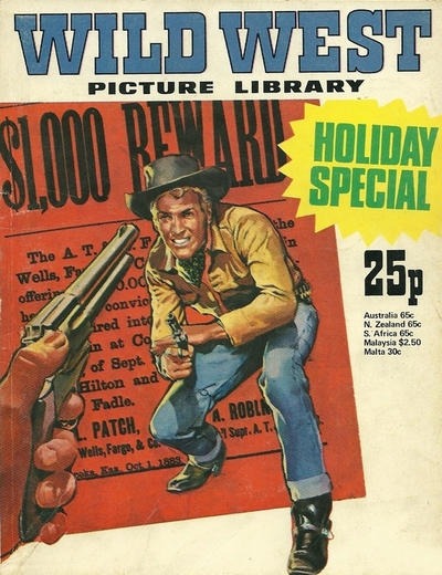 Wild West Picture Library Holiday Special #1976 comic cover