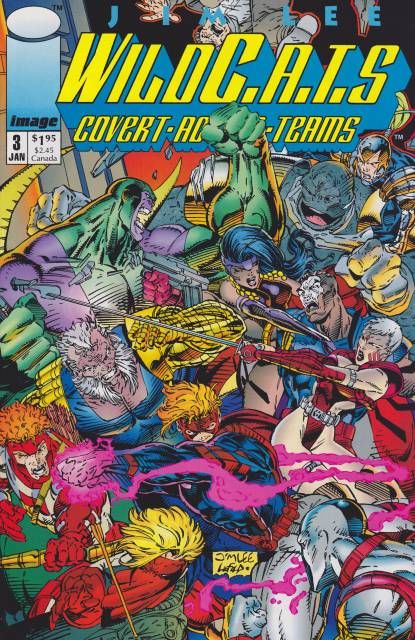 Wildcats Covert Action Teams #3 comic cover