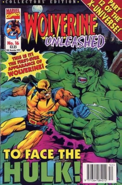 Wolverine Unleashed #16 comic cover
