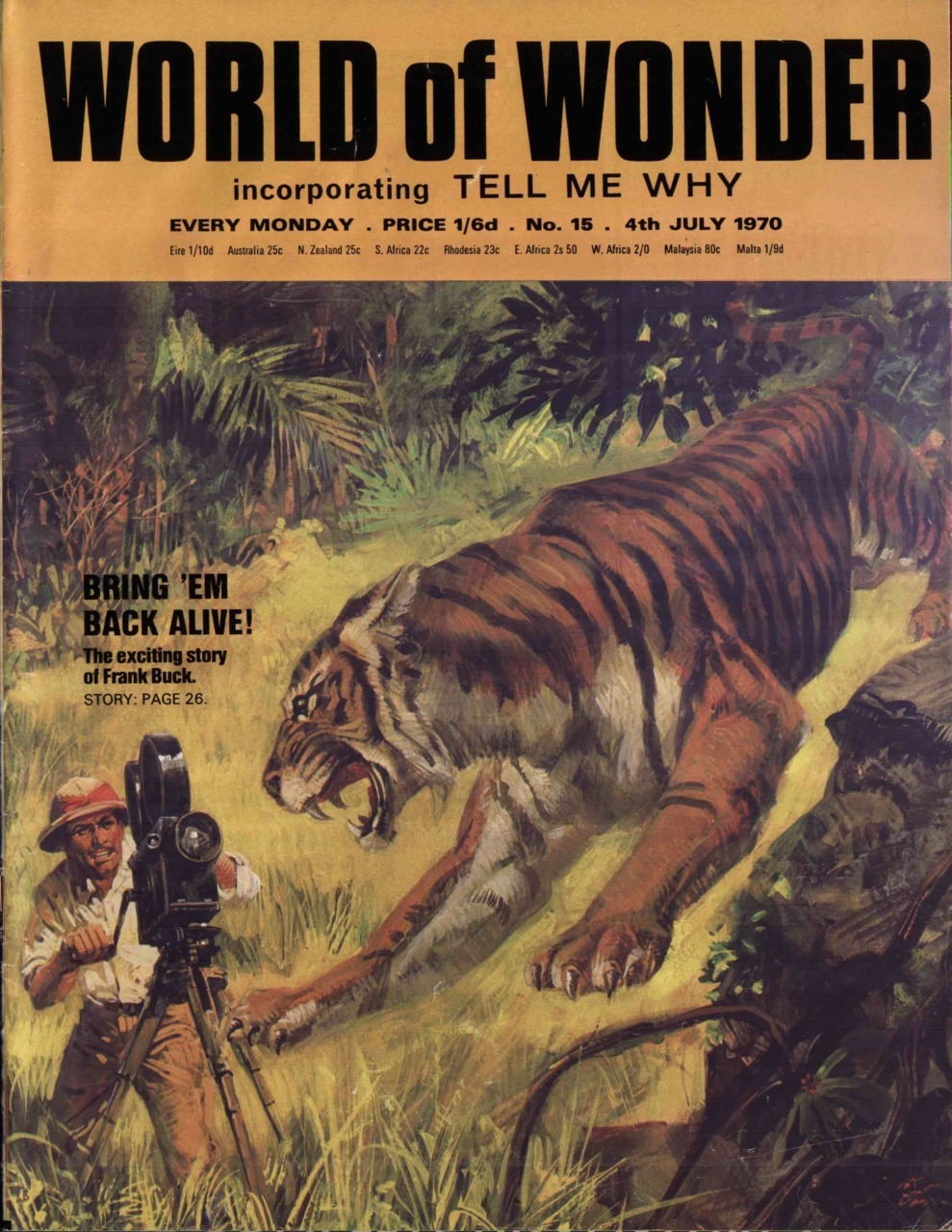 World of Wonder #15 comic cover