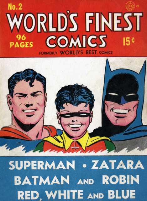 Worlds Finest Comics #2 comic cover