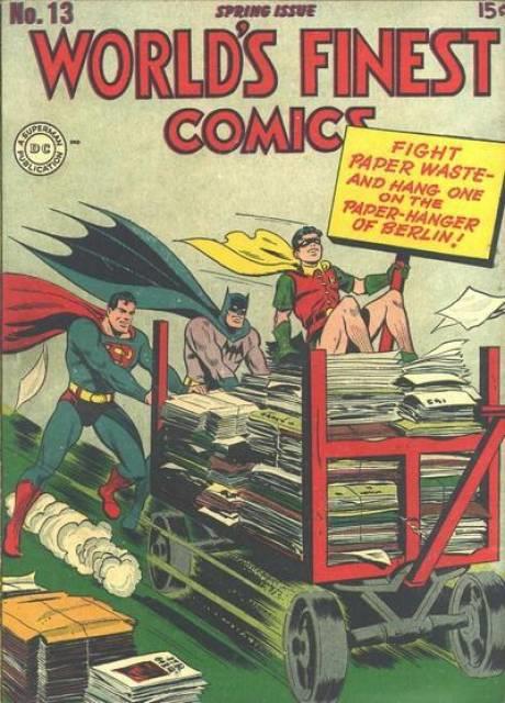 Worlds Finest Comics #13 comic cover