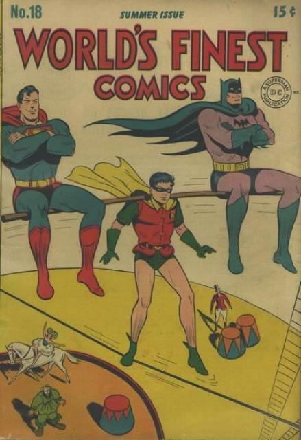 Worlds Finest Comics #18 comic cover