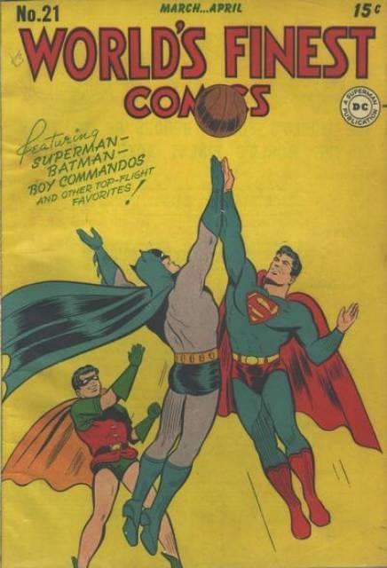 Worlds Finest Comics #21 comic cover