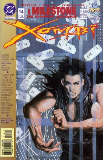 Xombi #14 comic cover