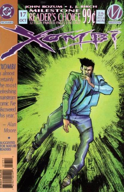 Xombi #17 comic cover