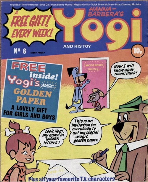 Yogi And His Toy #6 comic cover