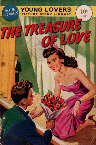 Young Lovers Romantic Picture Library #14 comic cover