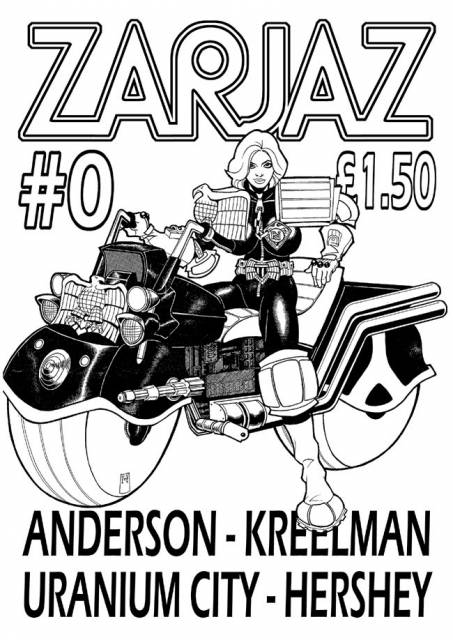 Zarjaz (2000AD) Fanzine #0 comic cover