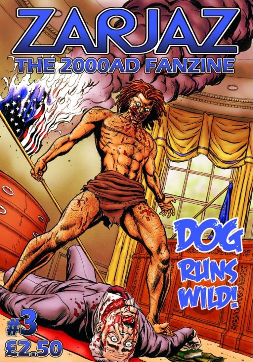 Zarjaz (2000AD) Fanzine #3 comic cover