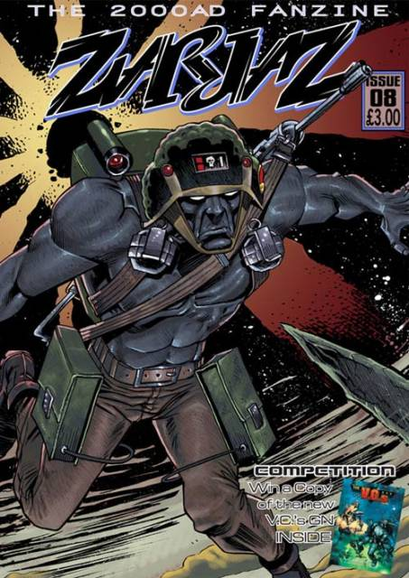 Zarjaz (2000AD) Fanzine #8 comic cover