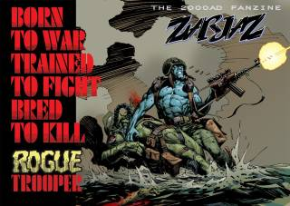 Zarjaz (2000AD) Fanzine #13 comic cover