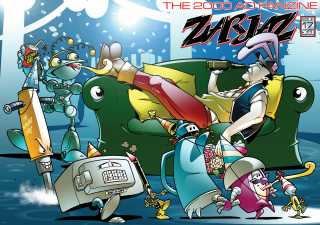 Zarjaz (2000AD) Fanzine #17 comic cover