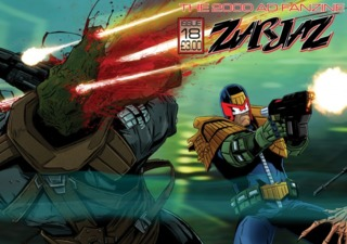 Zarjaz (2000AD) Fanzine #18 comic cover