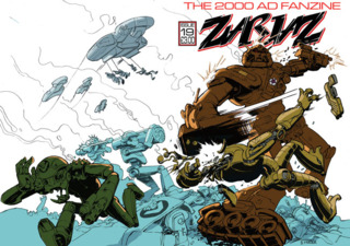 Zarjaz (2000AD) Fanzine #19 comic cover