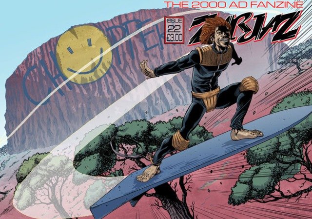 Zarjaz (2000AD) Fanzine #22 comic cover