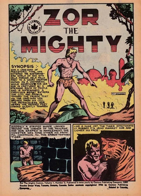 Zor the Mighty comic cover